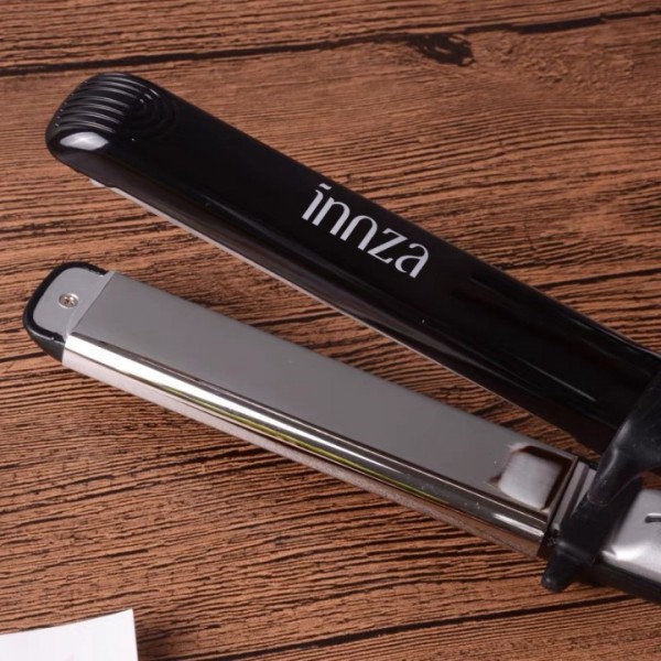 INNZA Salon Flat Iron Hair Straightener, Dual Voltage Flat Iron with Automatic Shut-Off, with 10s Fast Heating
