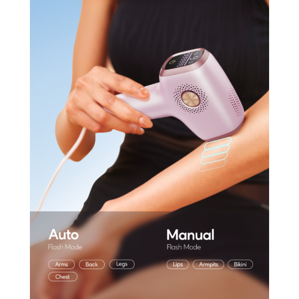 INNZA Laser Hair Removal With Ice Cooling Care Function For Women Permanent,999,999 Flashes Painless IPL Hair Remover, Hair Removal Device For Armpits Legs Arms Bikini Line